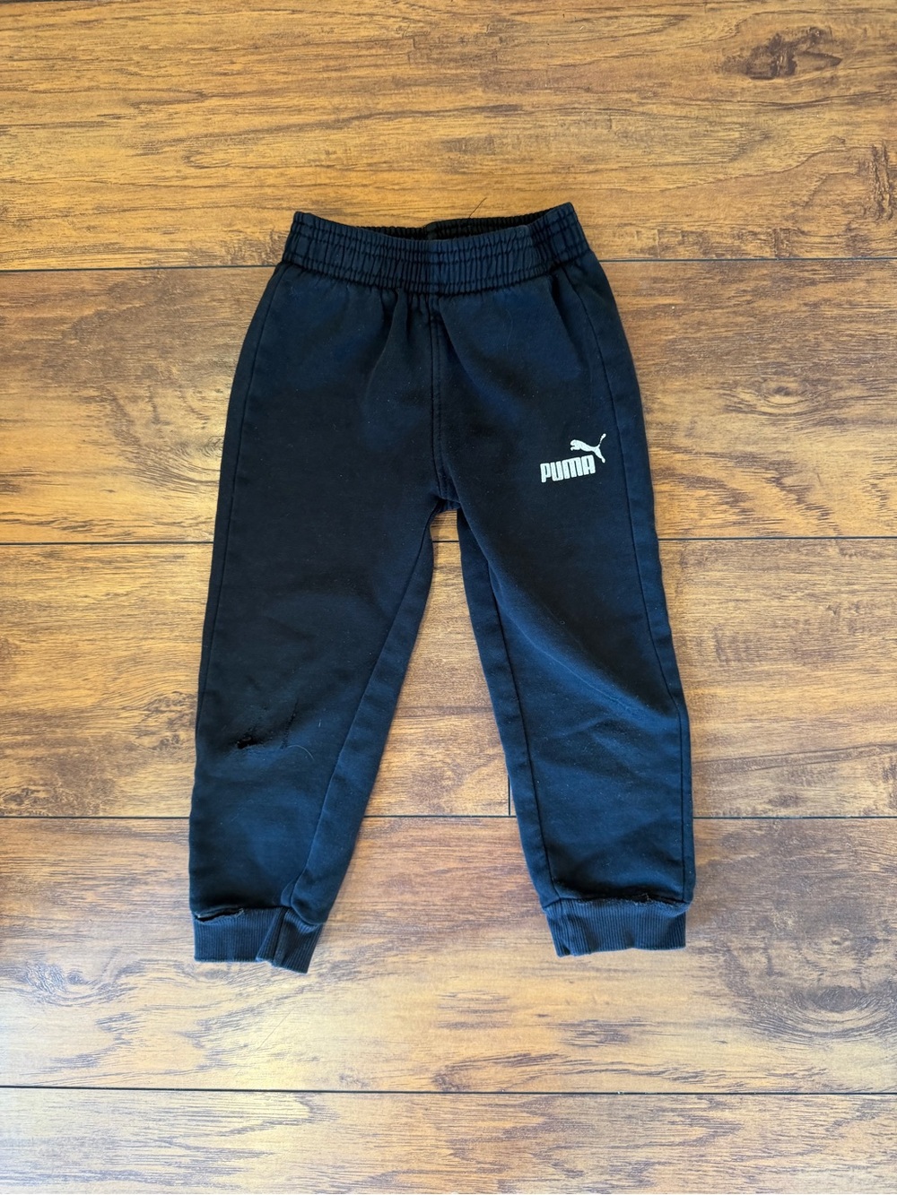 Puma Black Logo Kids Jogger Sweatpants